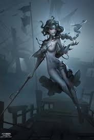 第五人格渔女格蕾丝-绝美同人画作-禁忌之爱