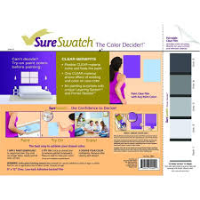 Meet the modern paint swatch. Sureswatch 9 In X 12 In Paintable Clear Film 10001 The Home Depot