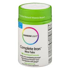 Rainbow Light Complete Iron Mini Tabs 60 Tab Walmart Com Walmart Com