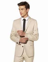 Si vous optez pour un costume bleu foncé unicolore. Veste Coordonnable Beige Coupe Slim Coton Stretch Bubeige Celio France