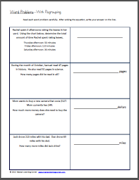 Word Problems With Regrouping Worksheet Subtraction Word Problems Third Grade Word Problems Worksheets Word Problems