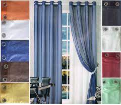2 Pannelli Tenda Minerva Doppio Velo Cangiante 150x290 Cm Per Arredo Casa Colori Arredamento Casa Arredamento Tende Colorate