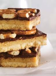 Millionaire Shortbread With Pretzels Ricardo Recipe Millionaire Shortbread Mango Squares Recipe Baking And Pastry
