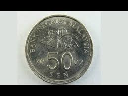 In this video we look at the 1999 france 20 euro cent and 2014 malaysia 50 sen. Malaysia 2002 50 Sen Coin Value Youtube