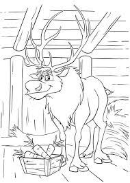Coloriages Grauits A Imprimer Frozen Frozen Coloring Elsa Coloring Pages Deer Coloring Pages