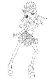 From nursery rhymes to calendar skills to hygiene and everything and anything in between, these coloring pages will have you feeling tickled pink. Free Printable Monster High Coloring Pages Rochelle Goyle Dance Class Coloring Sheet