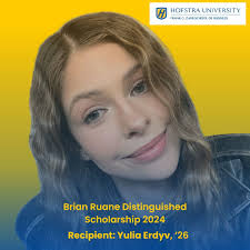 Congratulations to Zarb School #finance majors awarded the annual Brian A.  Ruane Annual Distinguished Scholarship. This year's recipients are Logan  Reilly, '27, Daniel Malayeri, '26, Jillian Surrusco,'26, Yulia Erdyv, '25,  and Chris