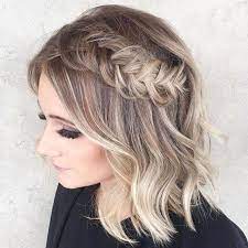 Women 10 Fun And Stylish Medium Length Hairstyles You Ll Totally Love Prom Hairstyles For Short Hair Braids For Short Hair Medium Length Hair Styles