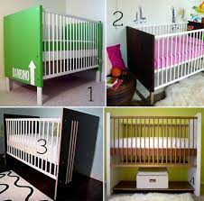 Customize An Ikea Crib Chic Cheap Nursery Ikea Crib Cribs Ikea Nursery