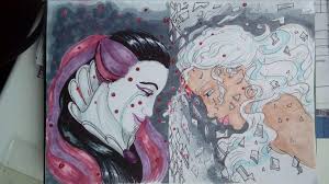 Raven queen ever after high fanart. Broken Mirror Ever After High Raven Queen X Darling Charming Art Amino
