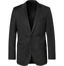 Dark Gray Grey Hayes Slim Fit Super 120s Virgin Wool Suit Jacket Hugo Boss Suit Jacket Wool Suit Hugo Boss Clothing