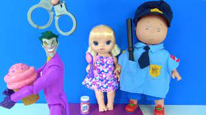 Hirsiz Joker Baby Alive In Dondurmasini Caliyor Polis Caillou Yakaliyor Caillou Joker Polis