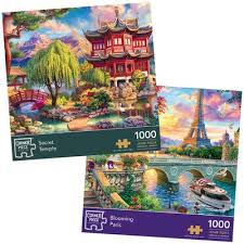 Check spelling or type a new query. Blooming Paris Secret Temple 1000 Piece Jigsaw Puzzle Bundle