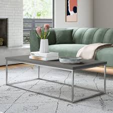 Farmhouse coffee table under $40. Hanna Frame Coffee Table Table Top Color Gray Lacquer Coffee Table Coffee Table With Storage Contemporary Coffee Table