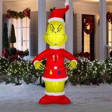A wide variety of grinch decor options are available to you, such as christmas item type. Grinch 6 5 Ft Grinch Christmas Inflatable Lowe S Canada