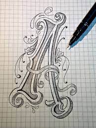 Sketch Letter A For Alphabet Cool Lettering Creative Lettering Lettering Alphabet