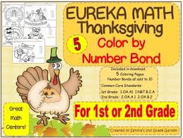 This first thanksgiving coloring page is a great holiday activity! Thanksgiving Coloring Pages For Math 1st Grade Worksheets Teaching Resources Tpt