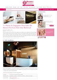 I've just done my 3rd treatment . Which Is The Best Place To Do Ipl Hair Removal In Singapore