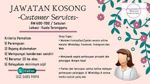 Pelbagai kerja kosong swasta, part time, freelance, full time & internship 2021 terengganu terkini. Kerja Kosong Sekitar Terengganu On Twitter Jawatan Kosong Customer Services Di Syarikat Amourina Skincare Terletak Di Kuala Terengganu Mohon Sekarang Kemasukan Januari 2019 Https T Co Bkfeulxcfg