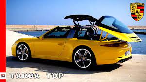 Porsche 911 Targa 4 and Targa 4S Top Mechanism - 991 - YouTube