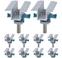Amazon.com: 10Pcs Solar Panel Clamps for Unistrut System ...