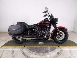 New 2020 Harley Davidson Softail Heritage Classic 114 Flhcs Softail In Riverside 20flhcsredblk Riverside Harley Davidson