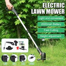 This cordless grass trimmer is excellent at cutting down long grass and weeds, but also feels well balanced and easy to use. Mini Cordless Lawn Mower Electric Grass Trimmer Grass String Trimmer Push Mower Garden Tools Cordless Grass Trimmer Mega Offer B3681 Cicig