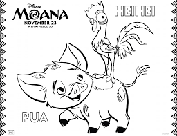 We love printing off coloring pages to give the kids something fun to do on our disney road trips or on plane flights. Disney S Printable Moana And Maui Coloring Pages Popsugar Family