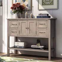 17 d x 39 w x 42.2 h; 6 Foot Console Cabinet Wayfair