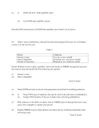 Agriculture Science Past Paper
