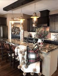 Farmhouse Christmas Decor The Executive Way Home Rustic Kitchen Design New Homes