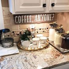 These 14 clever ideas will help you set up your coffee bar at home and stay organized on a budget. Kitchen Coffee Bar Ideas 30 Kitchen Coffee Bar Pictures Coffee Bars In Kitchen Coffee Bar Home Kitchen Decor