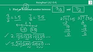 What determines if a number is irrational? Irrational Number S Between Two Rational Numbers Youtube