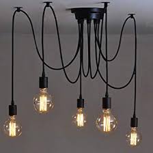 E27 Creative Edison Kronleuchter Antique Diy Kronleuchter 5 Köpfe