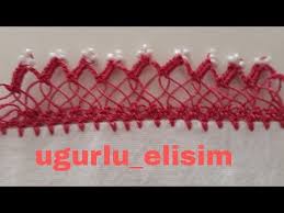 Boncuklu Tig Oyasi Yapimi Youtube Boncuklu Tig Oya Ornekleri Oya