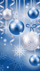 Maybe you would like to learn more about one of these? Blue Christmas Ornaments And Snow Flakes Christmas Phone Wallpaper Christmas Background Christmas Wallpaper