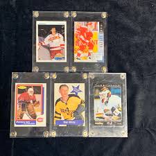 All > all trading cards: Lot Collection Of Hockey Cards W Patrick Roy Rookie Card