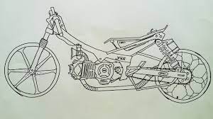 Sketsa motor halaman sketsa ini sebagai tempat untuk mencurahkan segala coretan saya jadi. Menggambar Seketsa Motor Drag Jupiter By Dimas Drawing Art