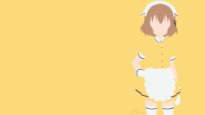 Find hd wallpapers for your desktop, mac, windows, apple, iphone or android device. Anime Blend S Mafuyu Hoshikawa Girl Maid Glove Thigh Highs Dress Yellow Dress Brown Hair Minimalist Short Hair Wa Anime Wallpaper Backgrounds Background Images