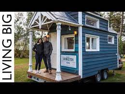 The Amazing Tiny House Traveling The World Youtube Travel House Little Houses On Wheels Portable Tiny Houses
