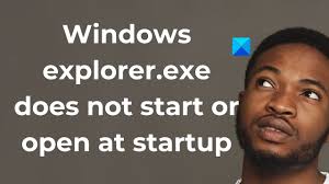 Windows File Explorer not starting automatically