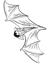 With this picture, you can show your kid how bats usually hang from the trees while resting. Vampire Bat Coloring Pages Coloring Home