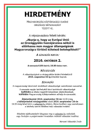 Check spelling or type a new query. Orszagos Nepszavazas 2016 Kiskoros