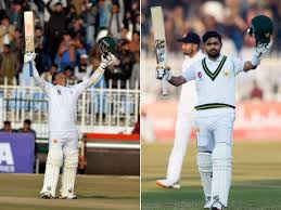 He made his international debut for the pakistan cricket team in march 2019. Babar Azam And Abid Ali Leads Charge On 5th Day Match Ends In A Draw Icn 360