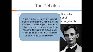 Apush Review The Lincoln Douglas Debates Youtube