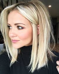 Blonde Lob Haircut So Pretty Haircutideas Bobhaircut Bluntcut Hair Styles Long Bob Hairstyles Medium Hair Styles