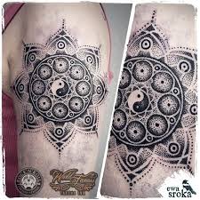 It is said to represent the universe and the beautiful design of the mandala works great as a tattoo, and truly works to compliment the yin yang imagery, both visually, and symbolically. Yin Yang Mandala Tattoo Novocom Top
