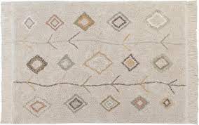 Lorena canals teppich, aztekenmuster, groß, waschbar 140 x 200 x 30 cm blau vintage. Lorena Canals Baumwoll Teppich Kaarol Earth Interismo Onlineshop