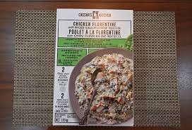 Rice is stuffed into hearty burritos all the time, so it only makes sense to lighten things up and bring riced cauliflower to a nourishing wrap. Costco Caesar S Kitchen Chicken Florentine With Riced Cauliflower Review Costcuisine