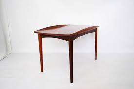 Danish Modern Solid Teak Side Table By B J Made In Denmark Etsy Teak Side Table Side Table Danish Modern